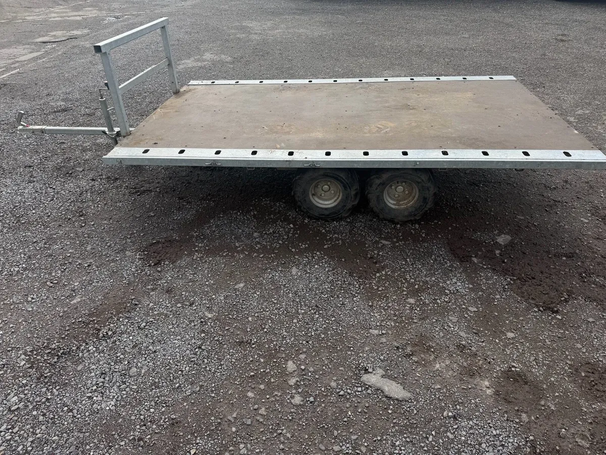 Atv quad farm bog off road hay flat trailer 10x6 - Image 3