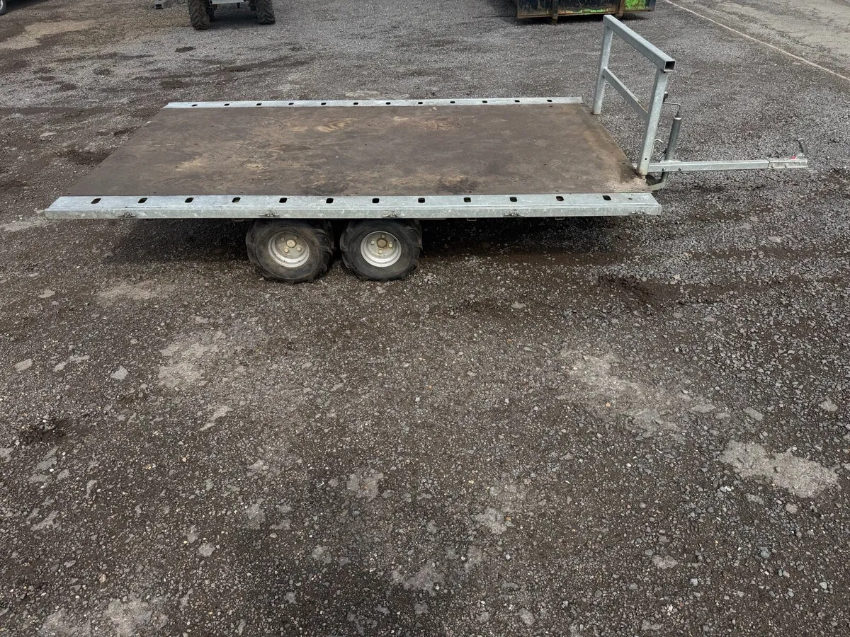 Atv quad farm bog off road hay flat trailer 10x6 - Image 1