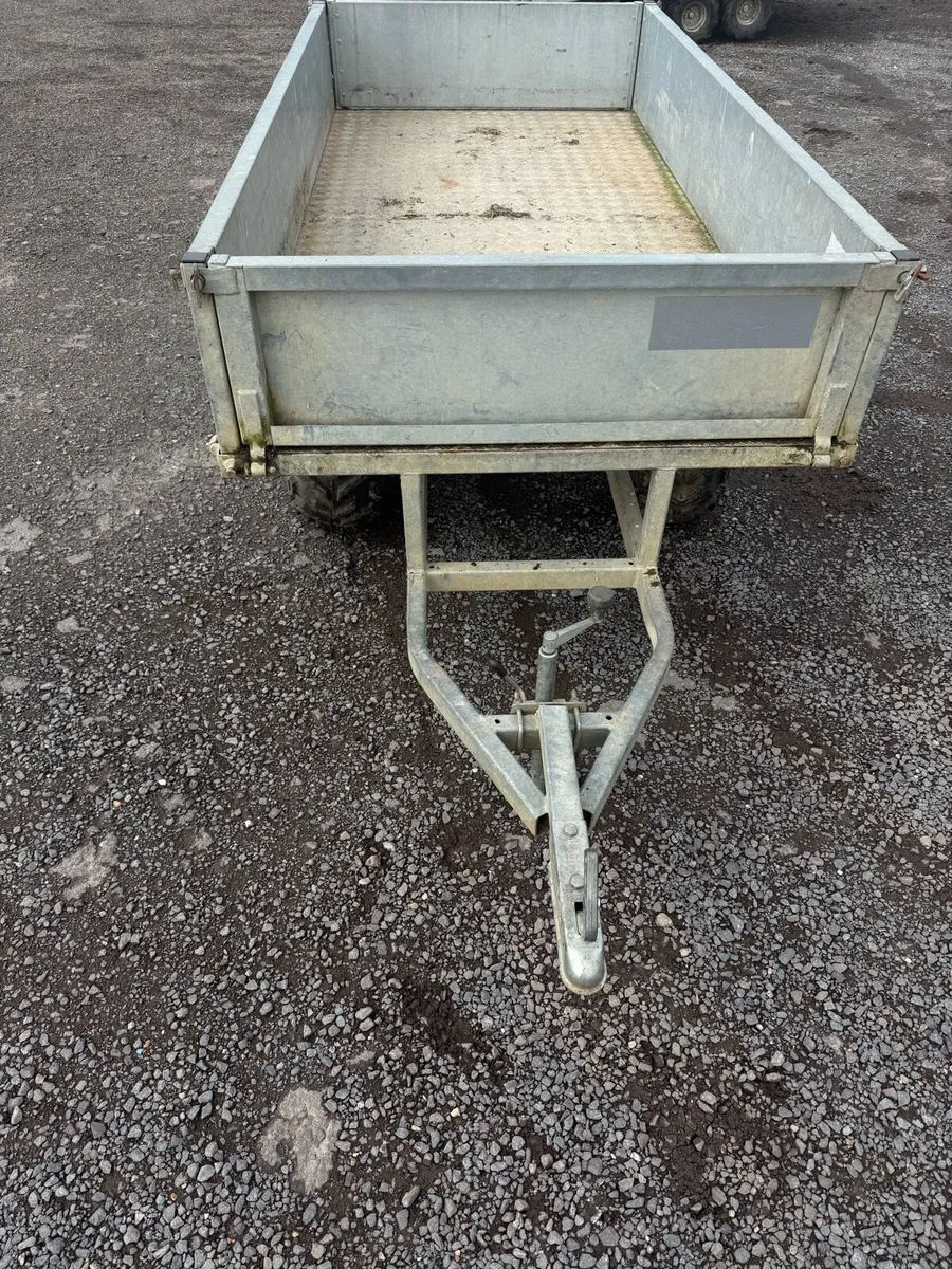 Tipping atv quad farm bog hay farming trailer 4x8 - Image 4