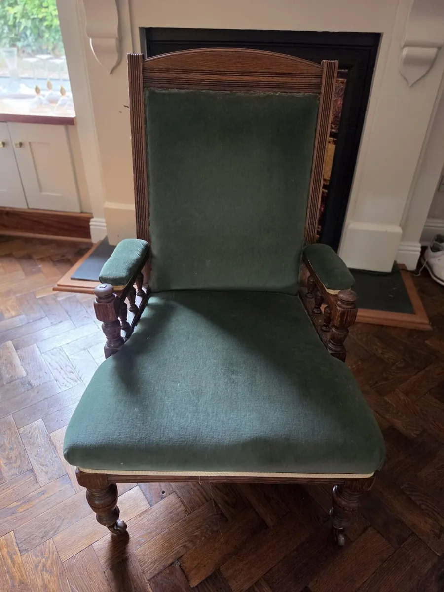 Victorian Gentlemans Chair - Image 1