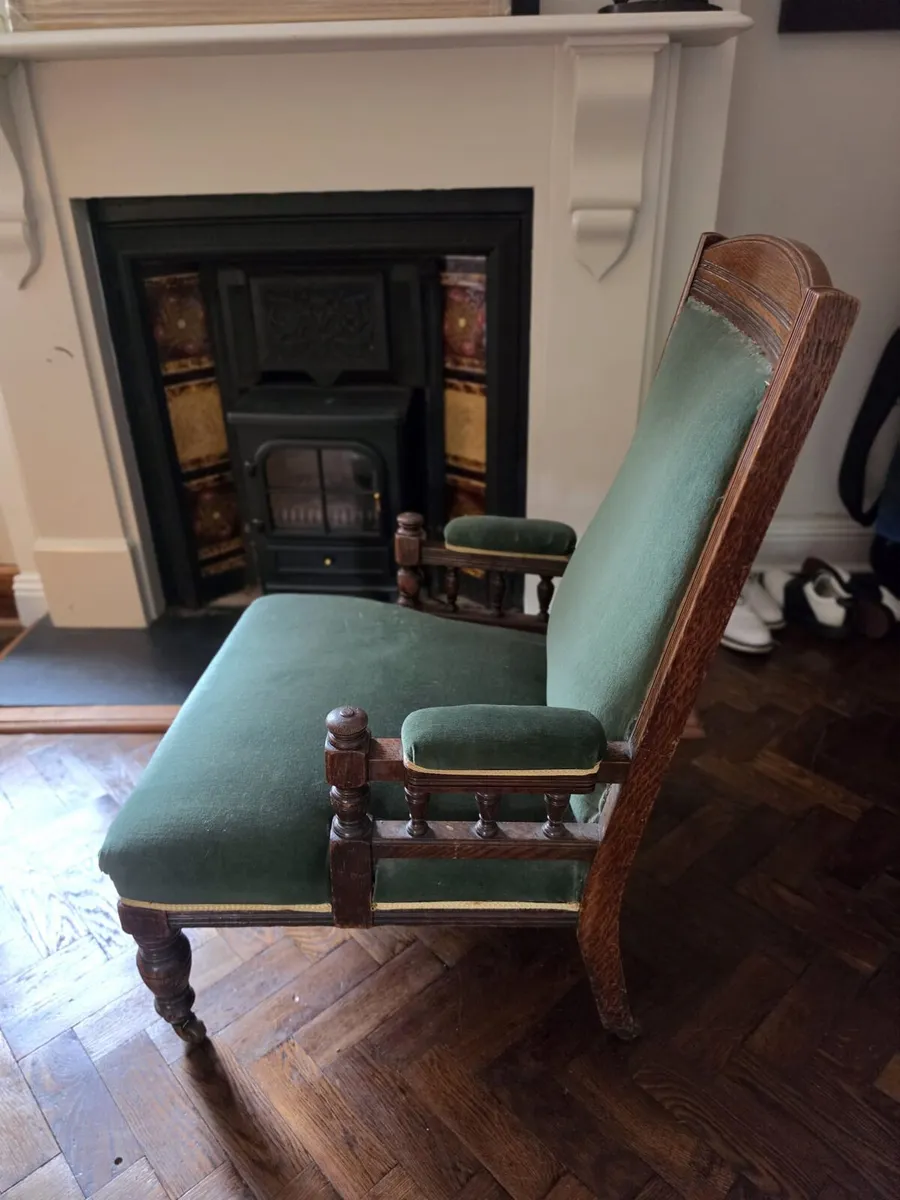 Victorian Gentlemans Chair - Image 2