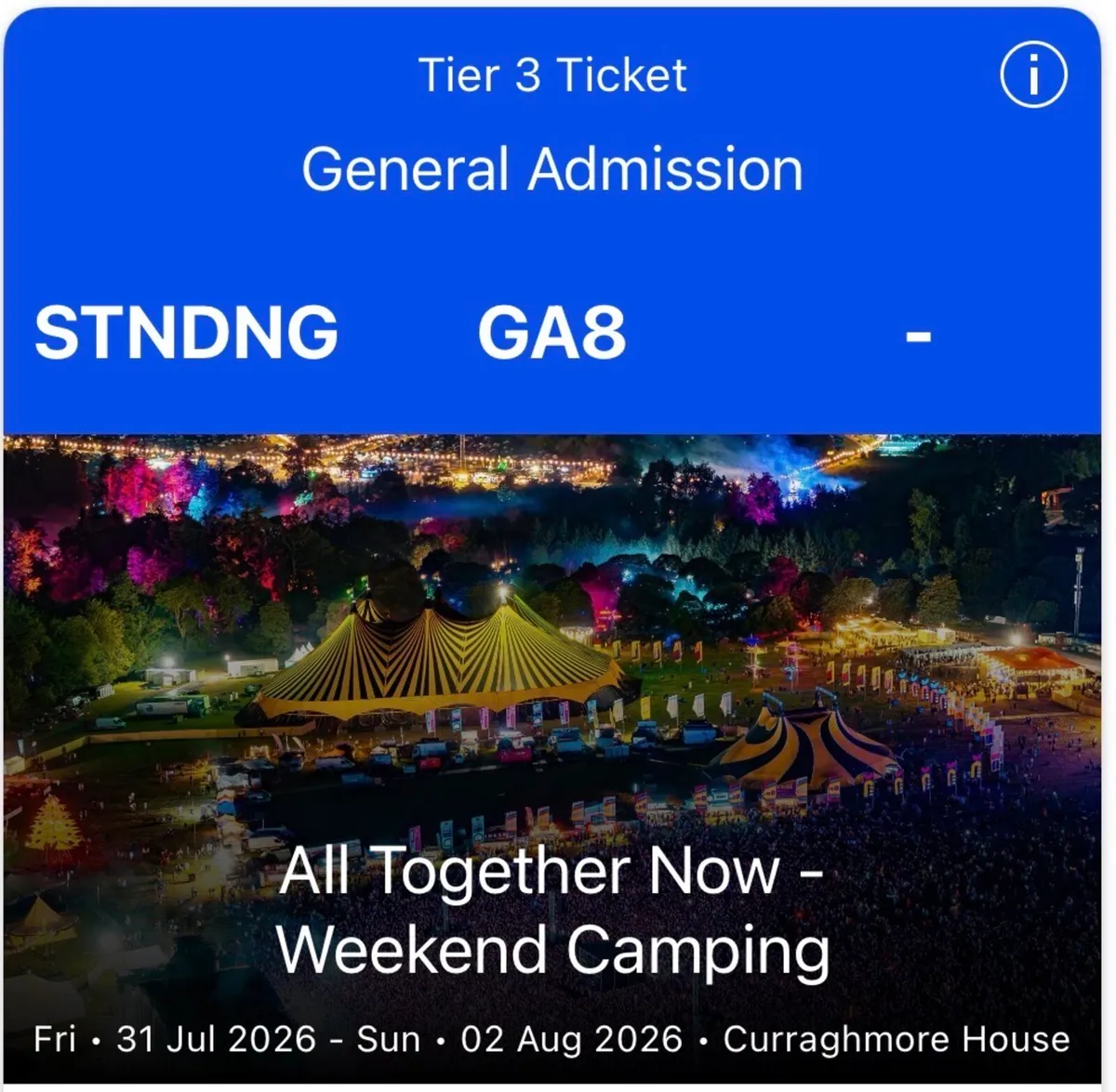 All Together Now Tickets - Image 2