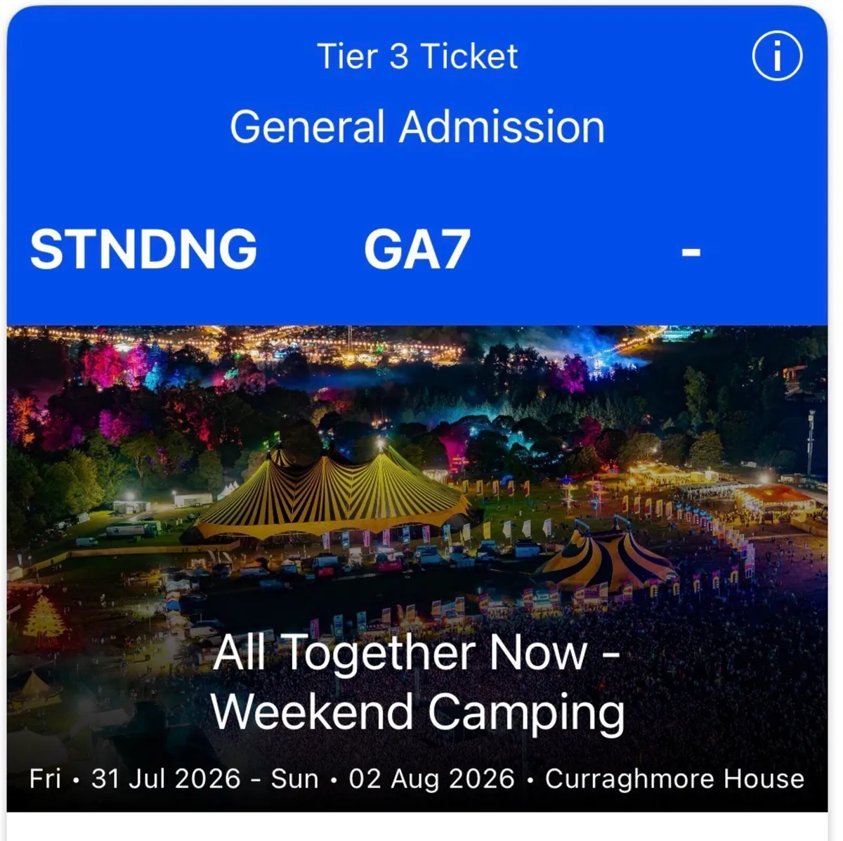 All Together Now Tickets - Image 4