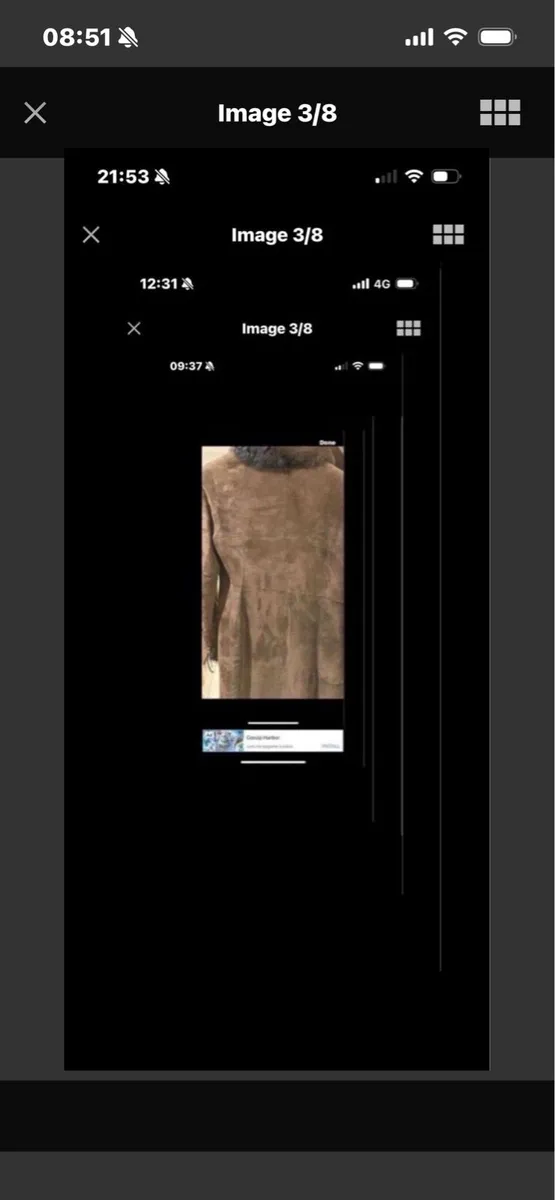 Andrew Mark Sherling Lamb Suede Coat - Image 3