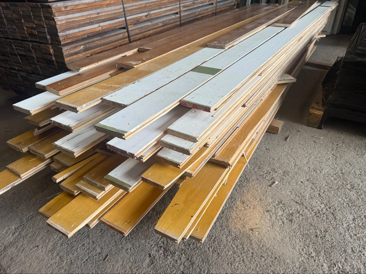 40 Meters reclaimed French Pine flooring. - Image 2