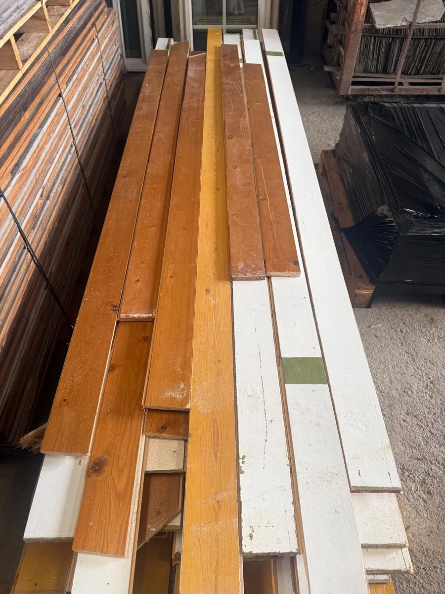 40 Meters reclaimed French Pine flooring. - Image 1