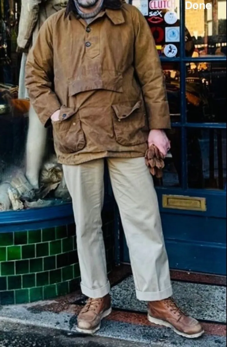 Barbour Longshoreman vintage waxed Jacket - Image 1