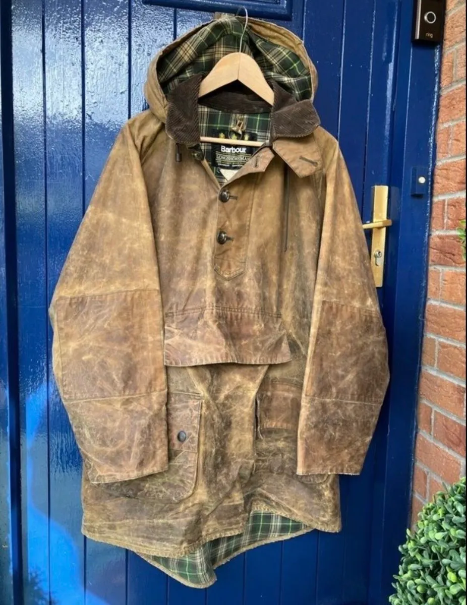 Barbour Longshoreman vintage waxed Jacket - Image 3