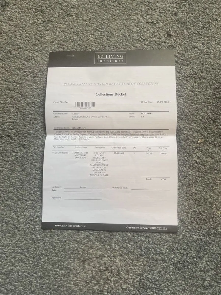Majestic 4FT6 Mattress (4cm Higher) - Image 3