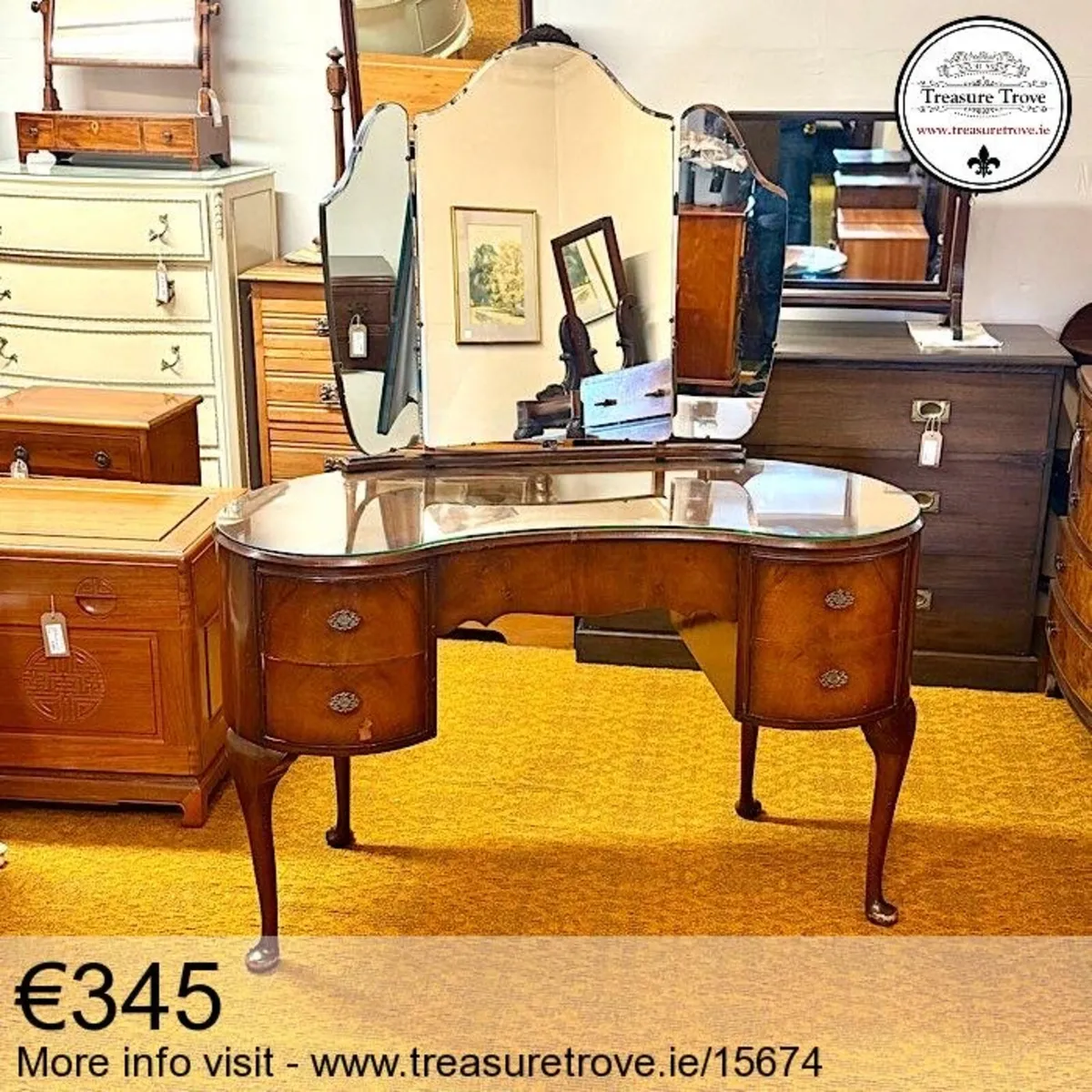 Vintage & Antique Dressing Tables / Vanity Unit - Image 1