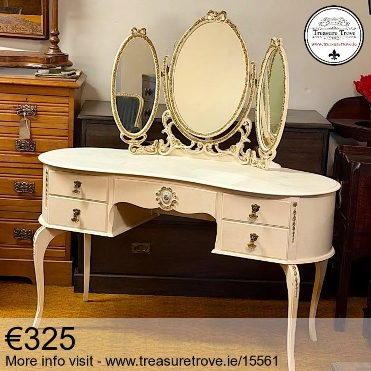 Vintage & Antique Dressing Tables / Vanity Unit - Image 4