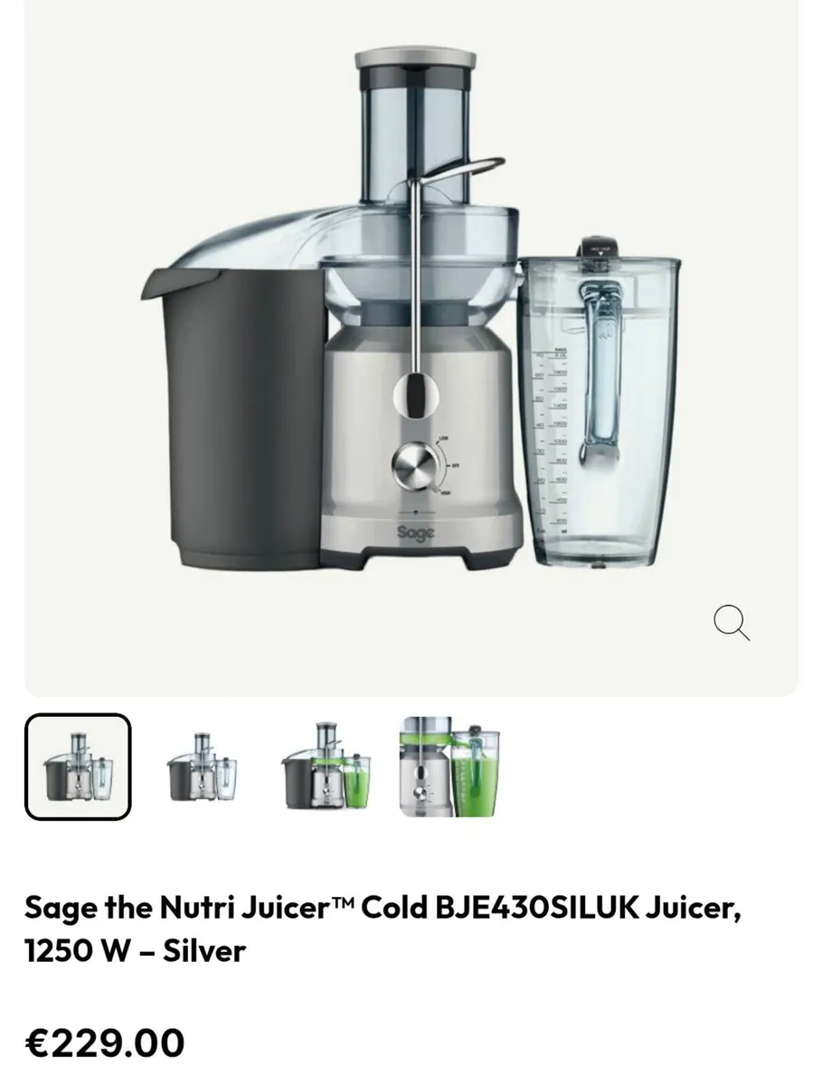 Sage Nutri Juicer