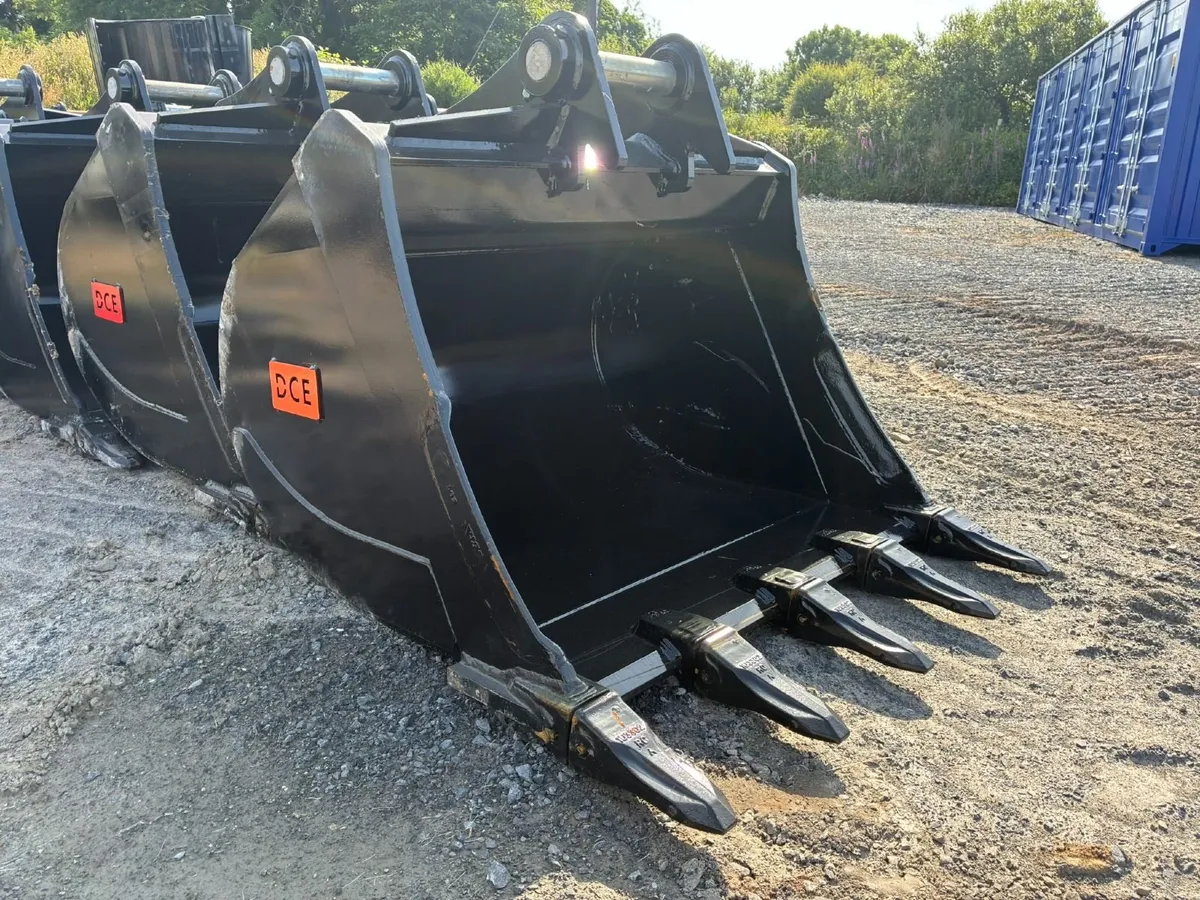 Selection of Digging and Grading Buckets for Sale - Image 1