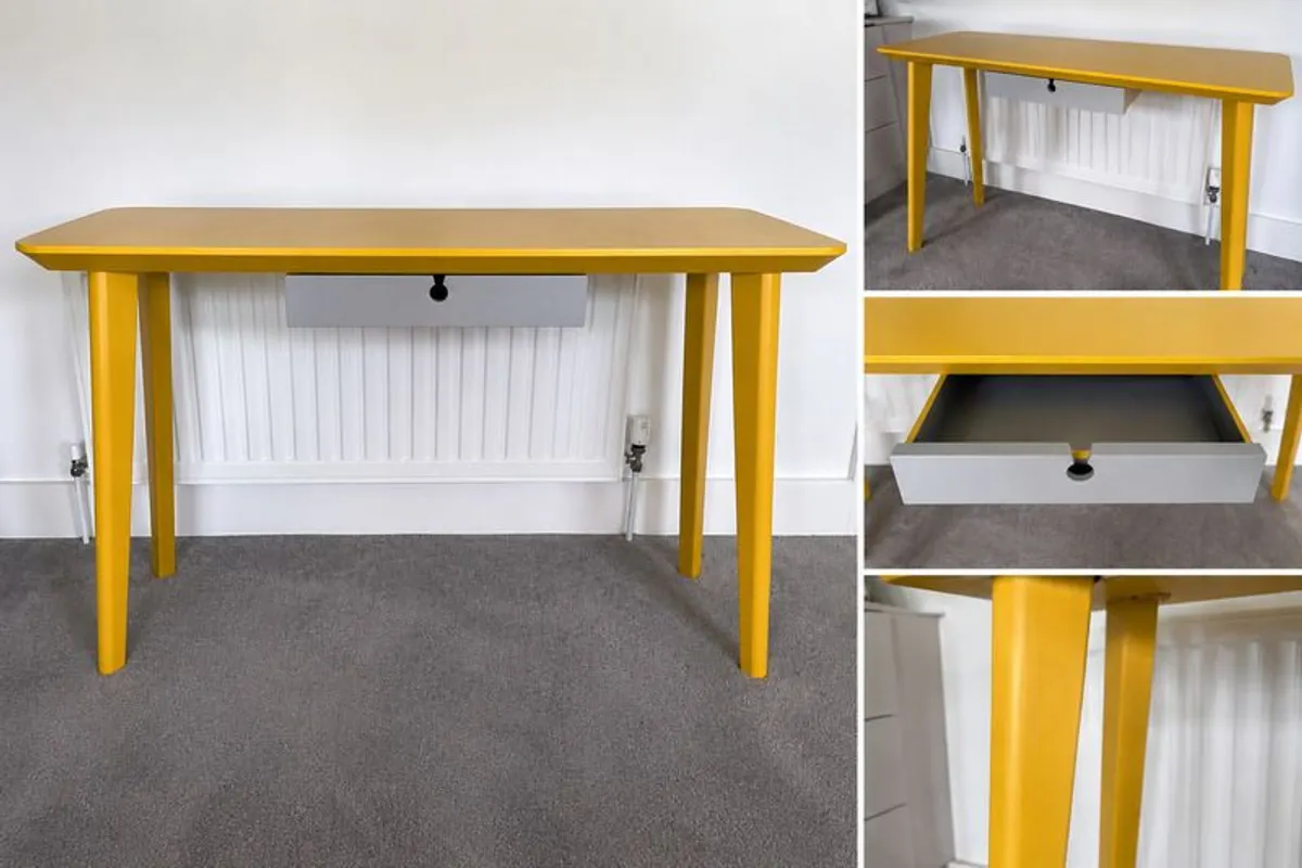 Mustard Yellow Console Table I 118 x 45cm