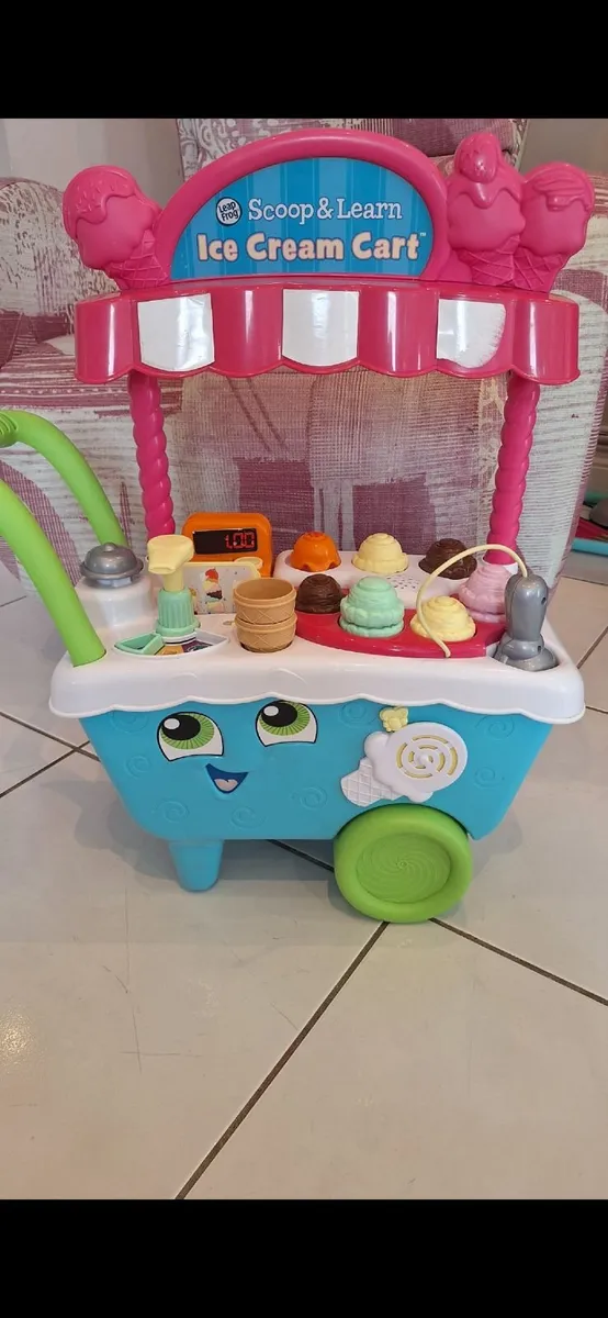 Toy Leap Frog Ice Cream Cart - Image 1