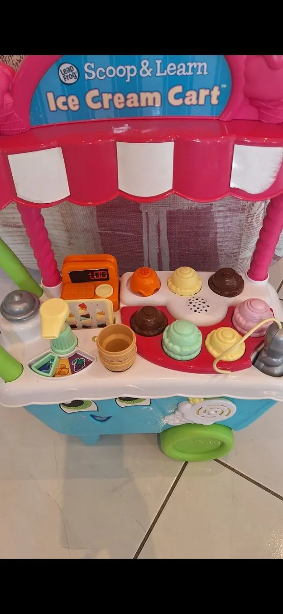 Toy Leap Frog Ice Cream Cart - Image 2