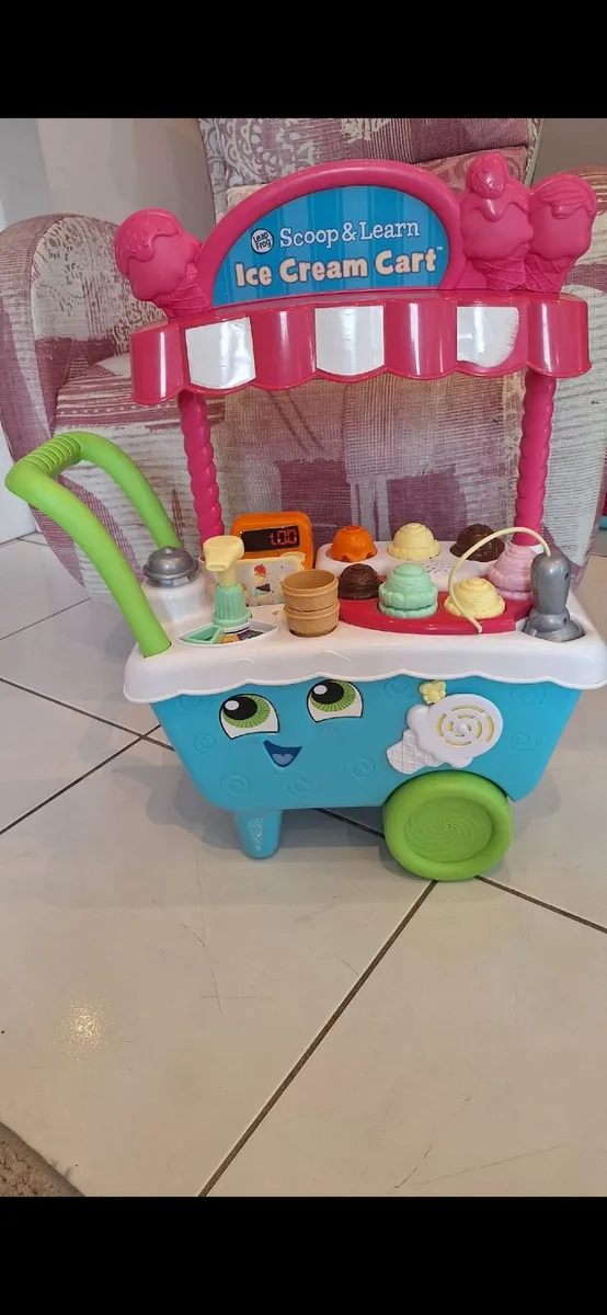 Toy Leap Frog Ice Cream Cart - Image 3