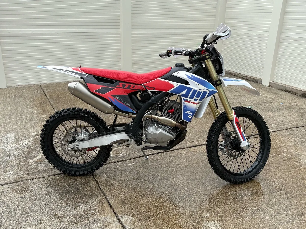 Apollo Storm 300cc Motorcross Bike, 21" Front, 18" - Image 4