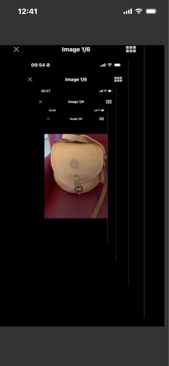 Leather Shoulder Bag - Image 1