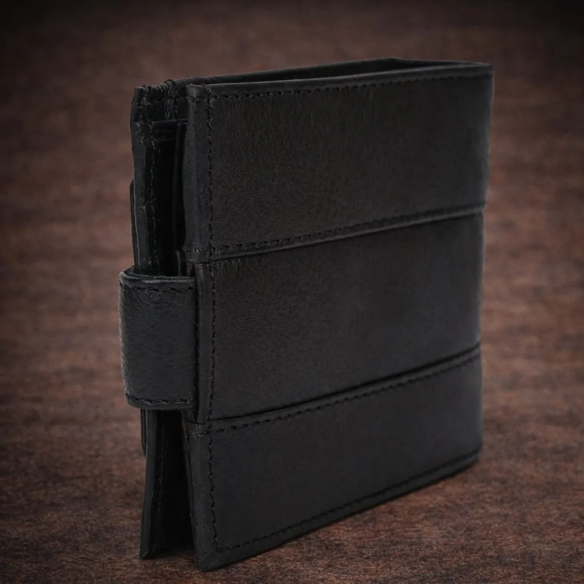 Genuine Leather RFID Wallet Pocket Card Holder - Image 2