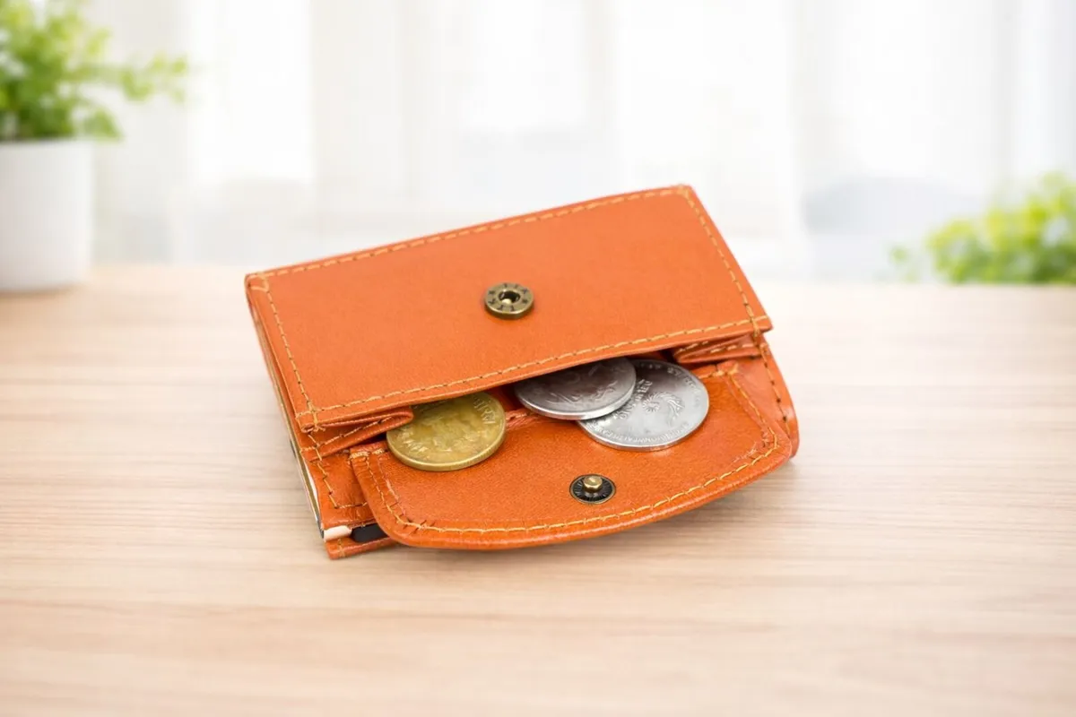 Genuine Leather Pop-Up RFID Card Holder Wallet - Image 2