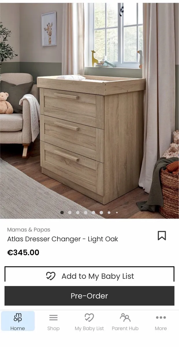 Mamas & Papas Changing Table/ Chest of Drawers - Image 2
