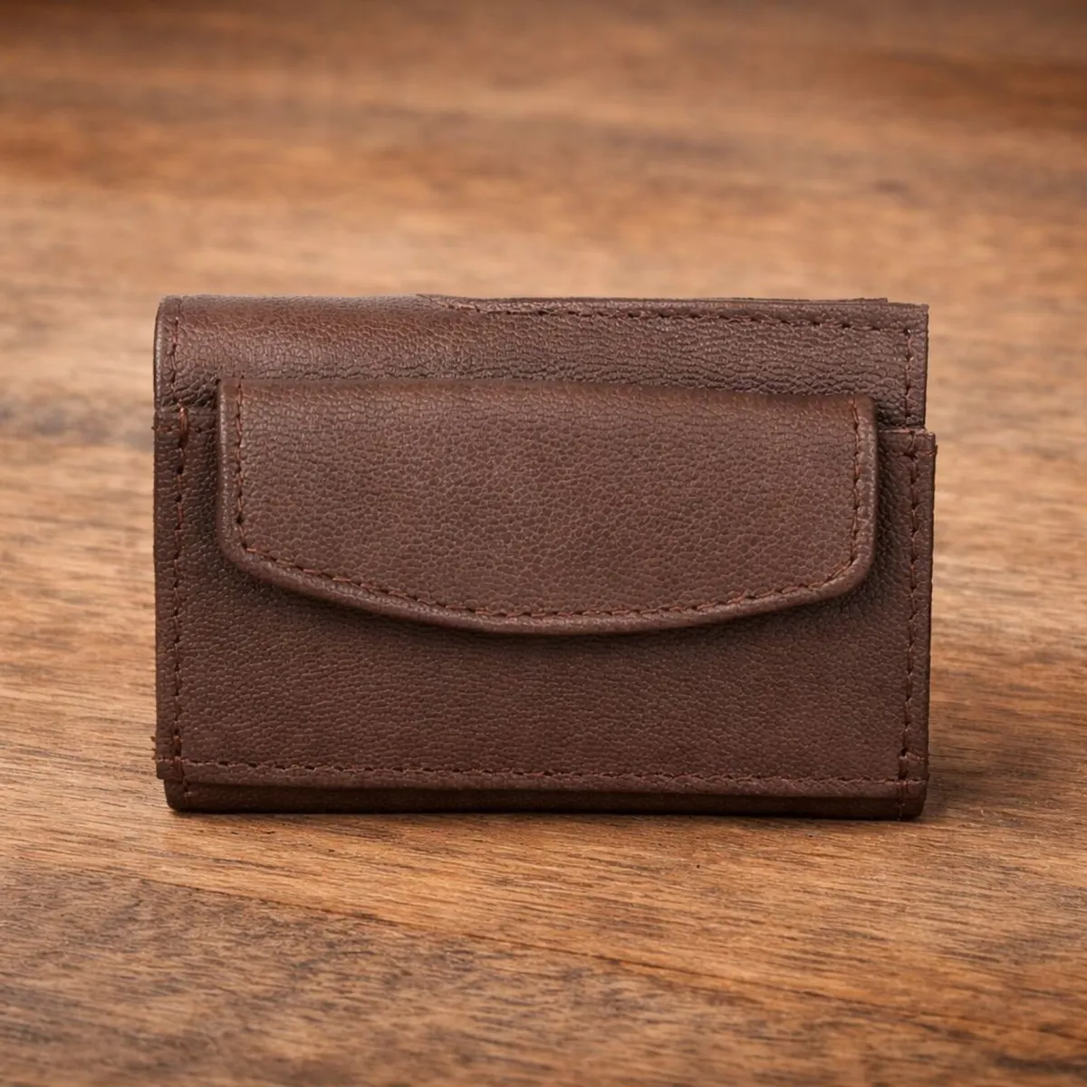 Genuine Leather RFID Wallet Pocket Card Holder - Image 3