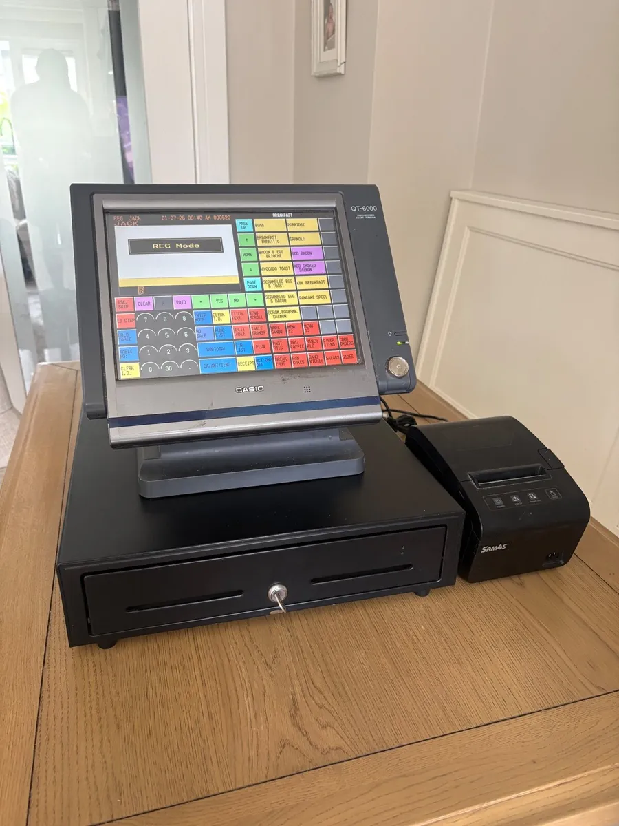 Casio QT-6000 EPOS Till System – Receipt Printer & - Image 1