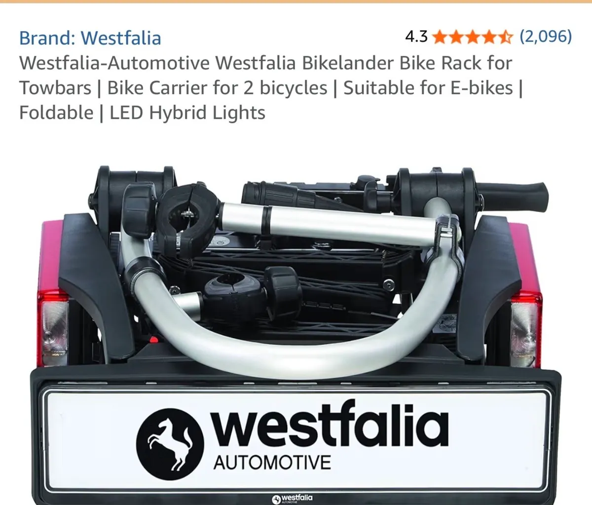 Westfalia Bike Carrier - Image 2