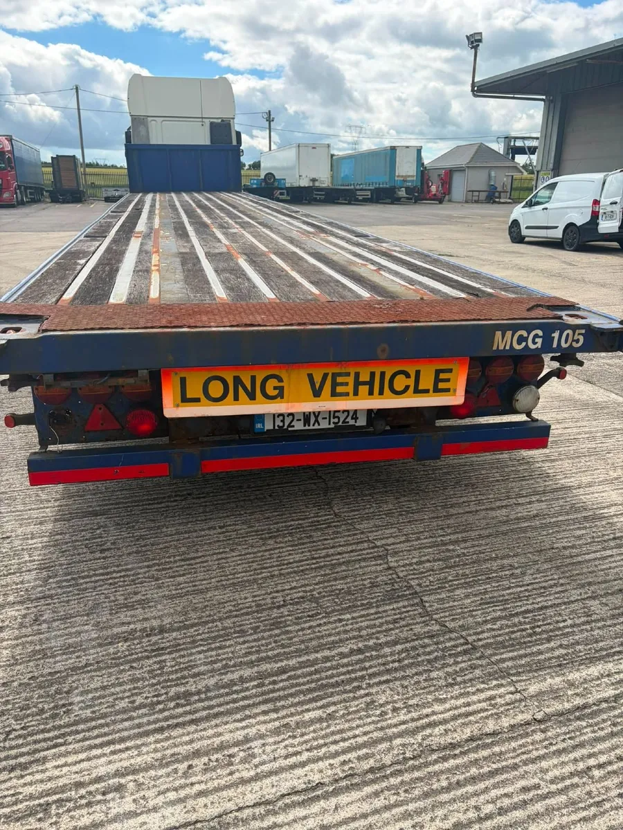 2005 - 45ft flatbed mega trailer - Lecitrailer - Image 3