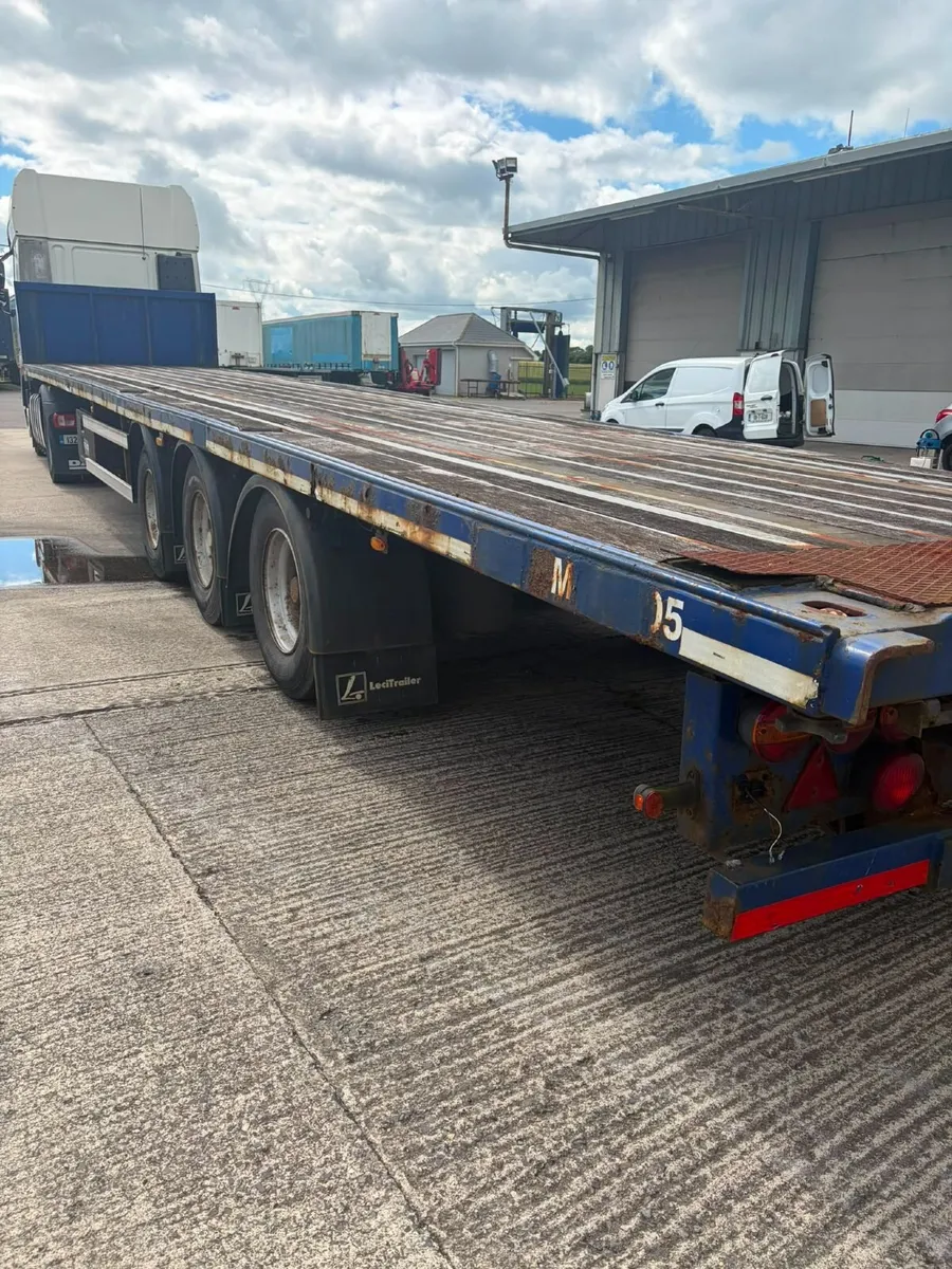 2005 - 45ft flatbed mega trailer - Lecitrailer - Image 4