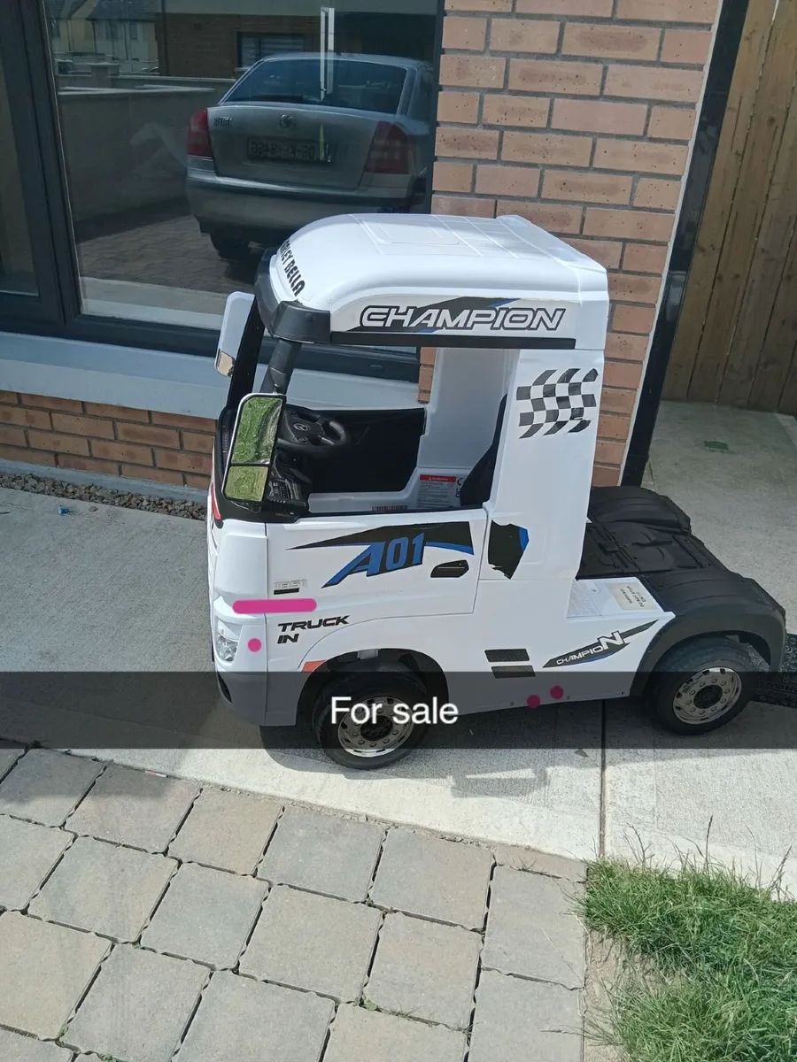 Kids Electric drive on lorry and trailer - Image 1