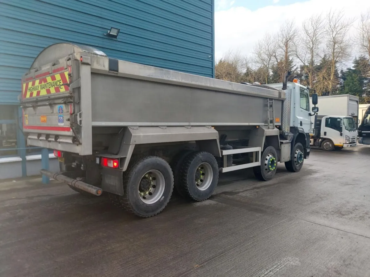 DAF CF 400 AUTO 8X4 WILCOX ALLOY TIPPER - Image 4