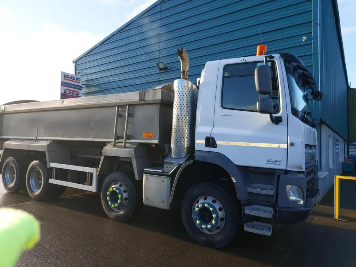 DAF CF 400 AUTO 8X4 WILCOX ALLOY TIPPER - Image 2