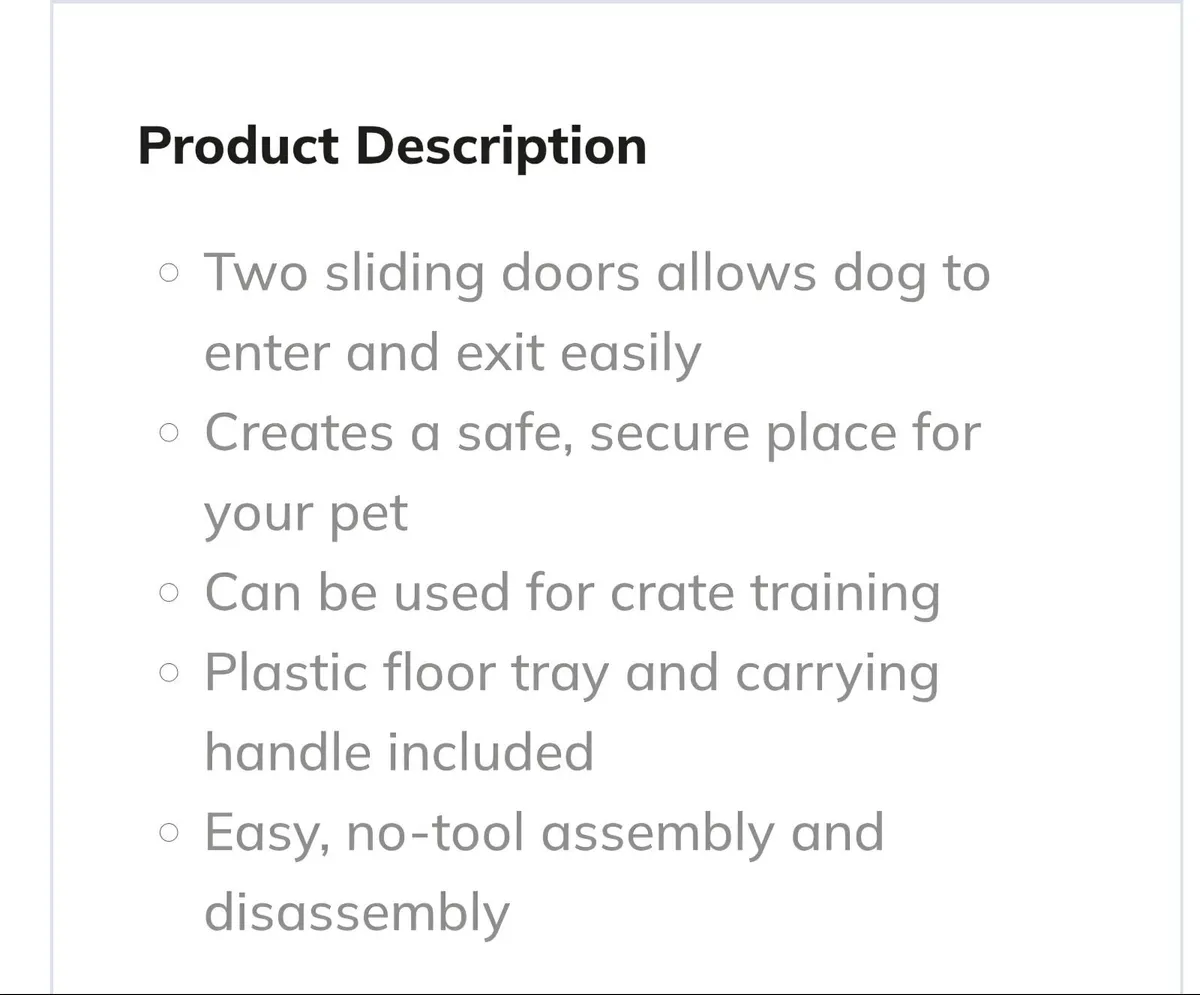 Sliding door dog crate - Image 4