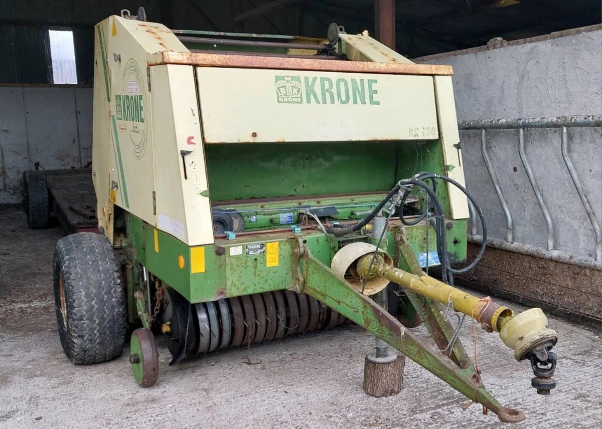 Krone Baler, Bale Trailers, AKPIL Sprayer - Image 1