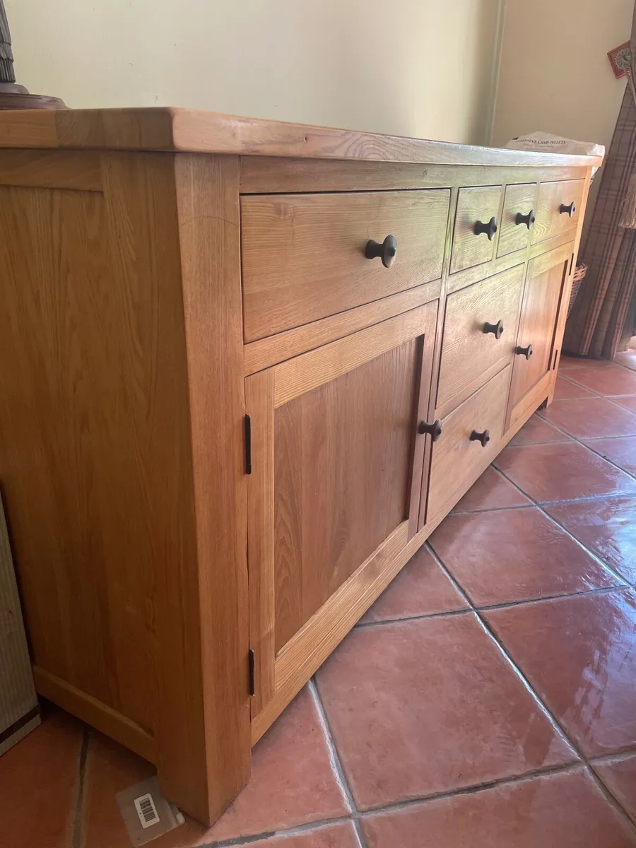 Solid Oak Chest of Drawers - Image 1