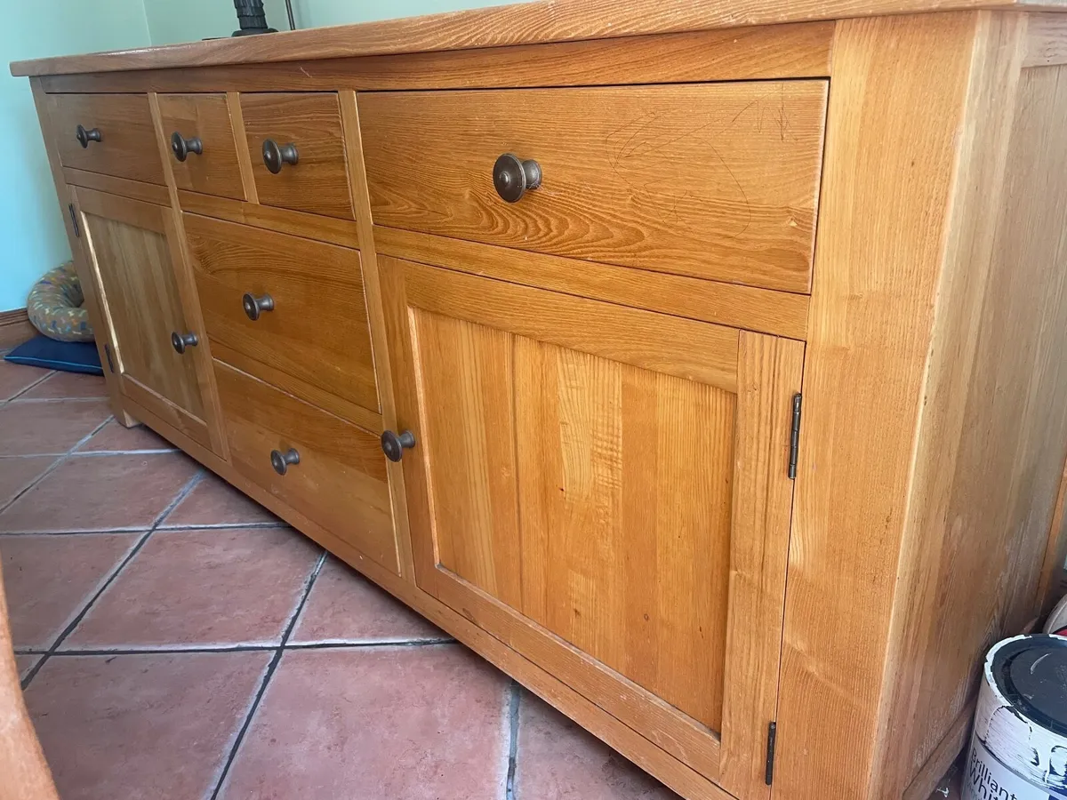 Solid Oak Chest of Drawers - Image 2