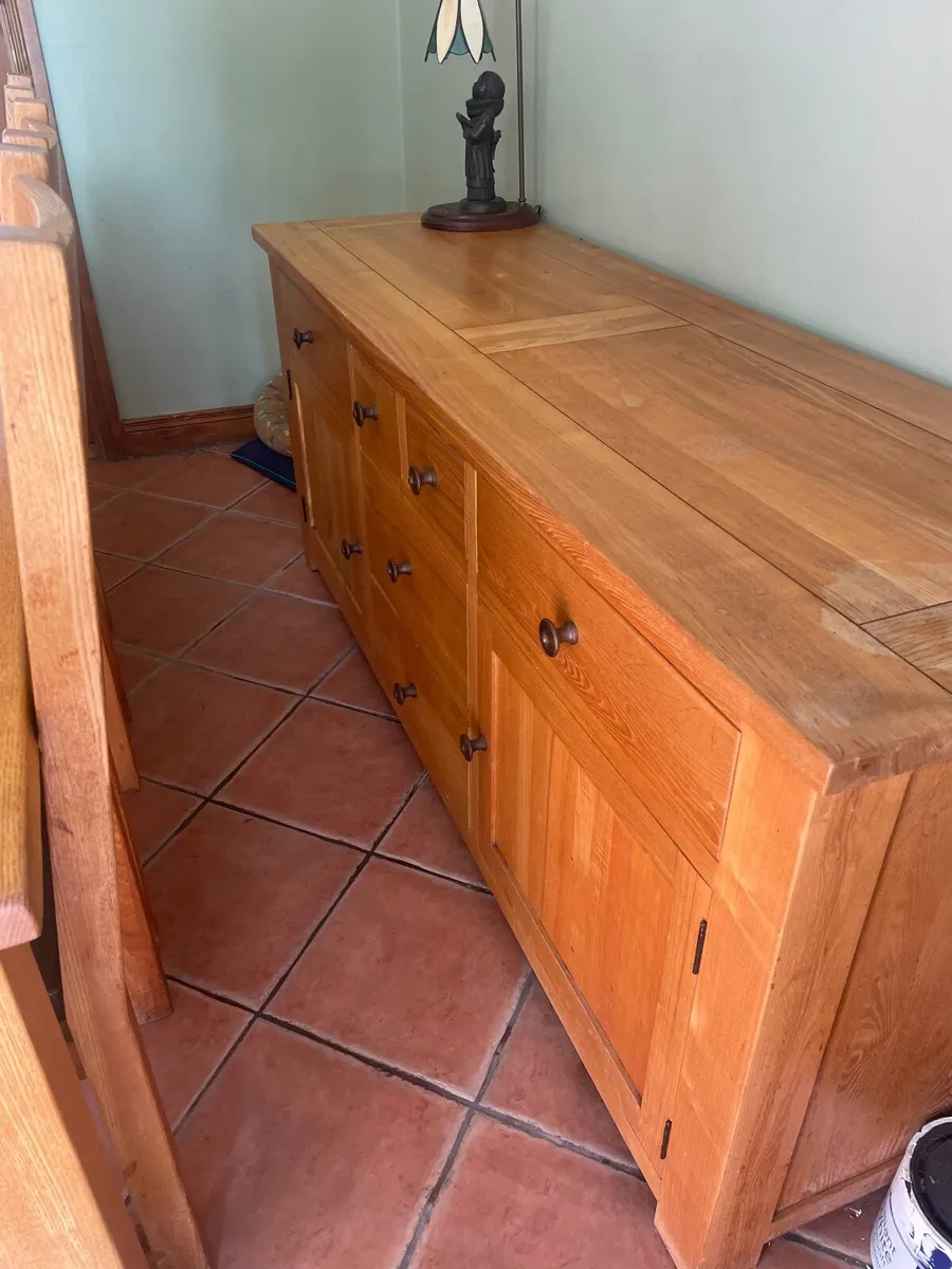 Solid Oak Chest of Drawers - Image 3