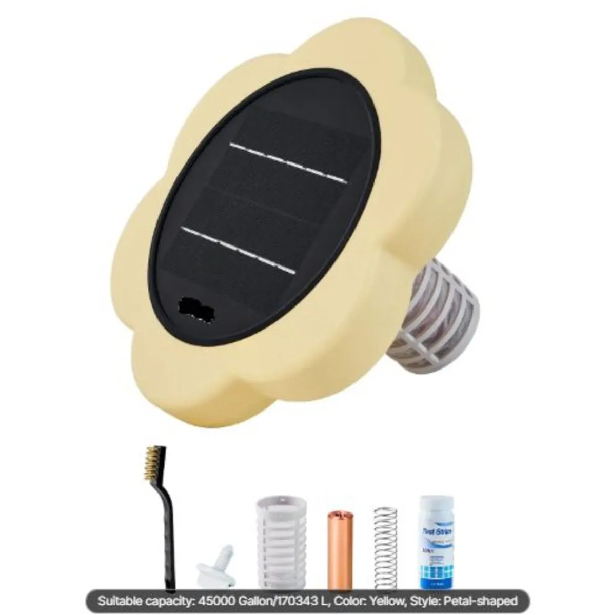 Solar Pool Ionizer, Petal Copper Pool Ionizer Up - Image 1