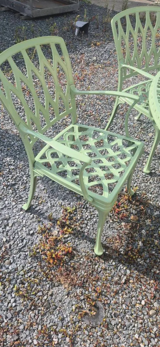 Aluminium chairs table - Image 4