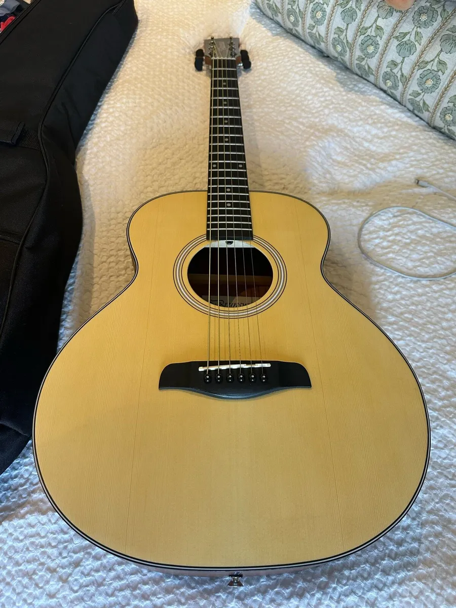Guitar with case & capo - Image 2