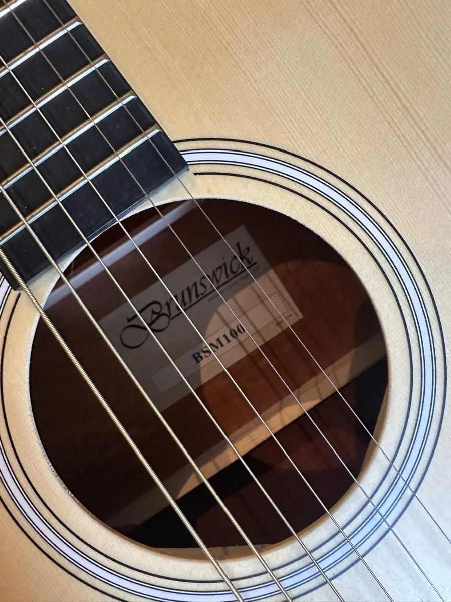 Guitar with case & capo - Image 3