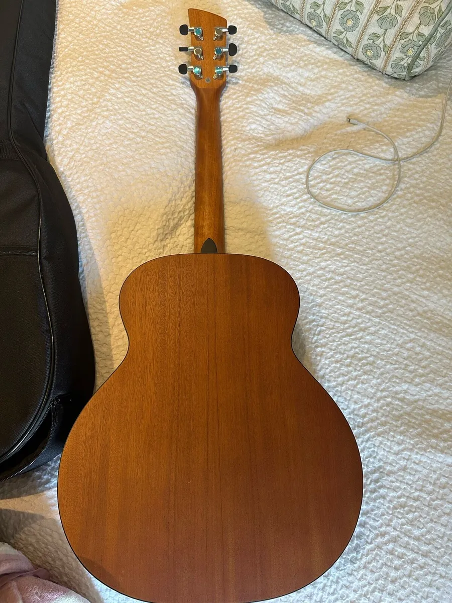 Guitar with case & capo - Image 4