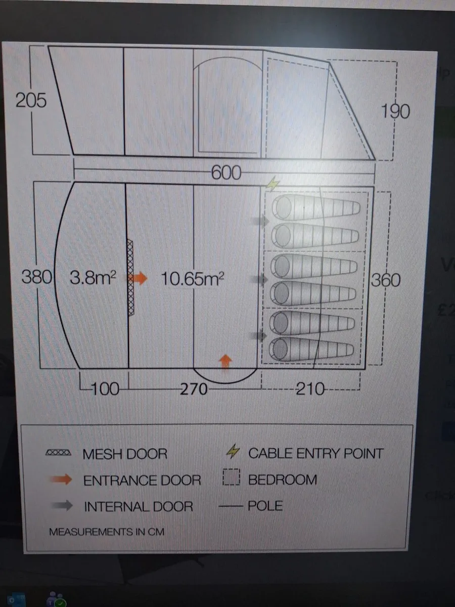 Vango Langley 600XL TENT - Image 2