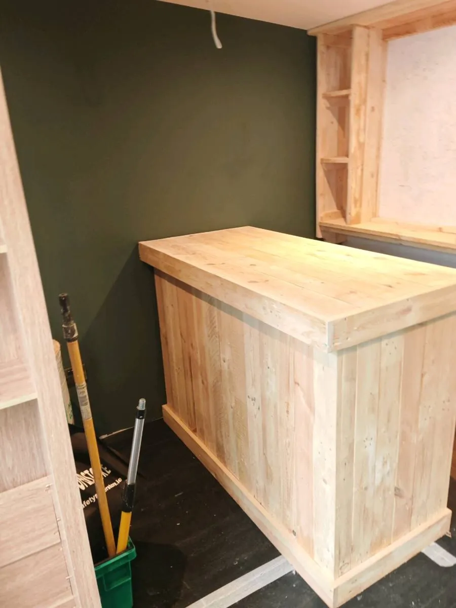 Rustic homebar and shelving - Image 2