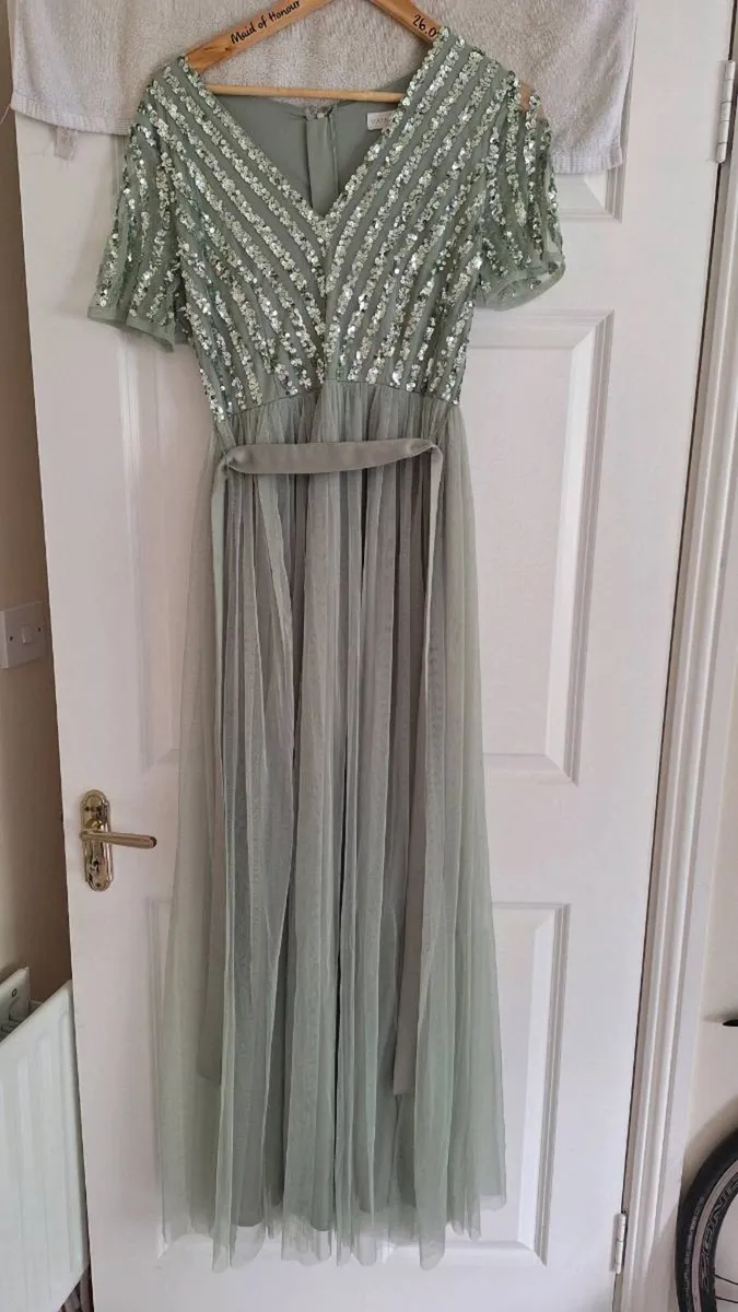 Brand new Bridesmaid Dress size 10 sage green - Image 3