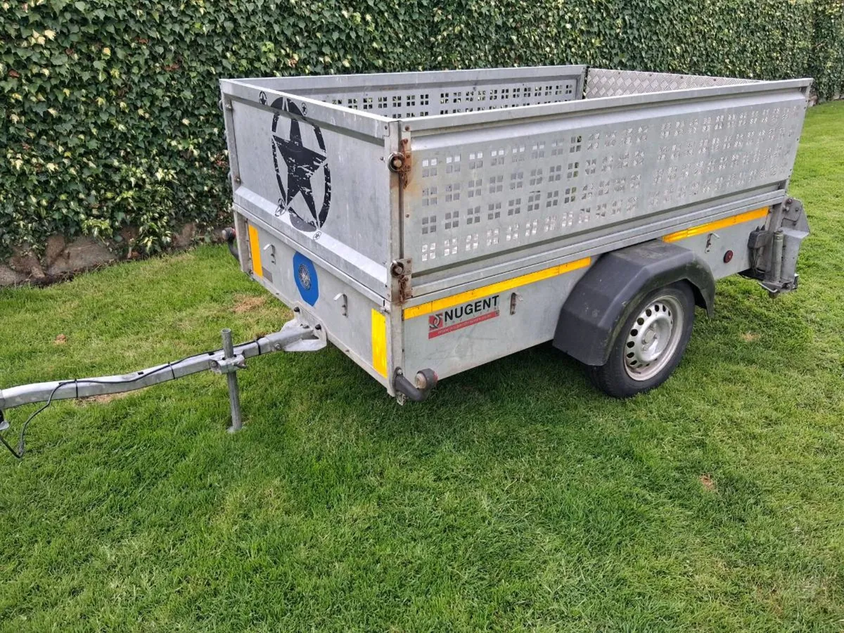 7x4 galvanised trailer - Image 1
