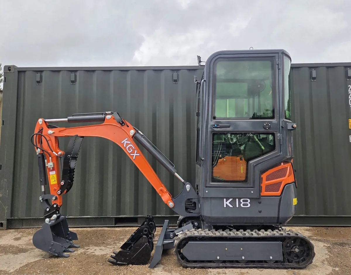 NEW 2026 KGX K18 Mini Digger Excavator Kubota 3cyl - Image 1