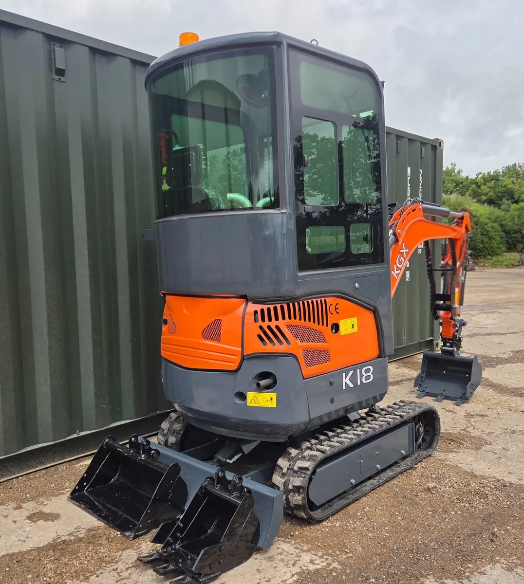 NEW 2026 KGX K18 Mini Digger Excavator Kubota 3cyl - Image 2